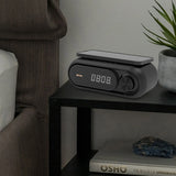 PARLANTE RADIO DESPERTADOR CON CARGA INALÁMBRICA