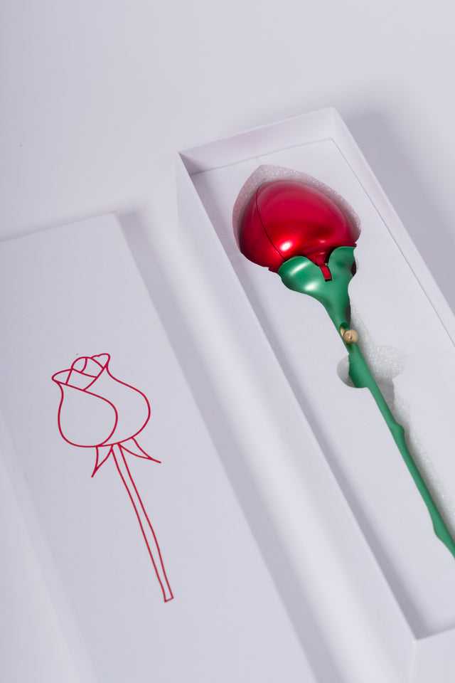 COLLAR CON EMPAQUE DE FLOR ROSA 🌹