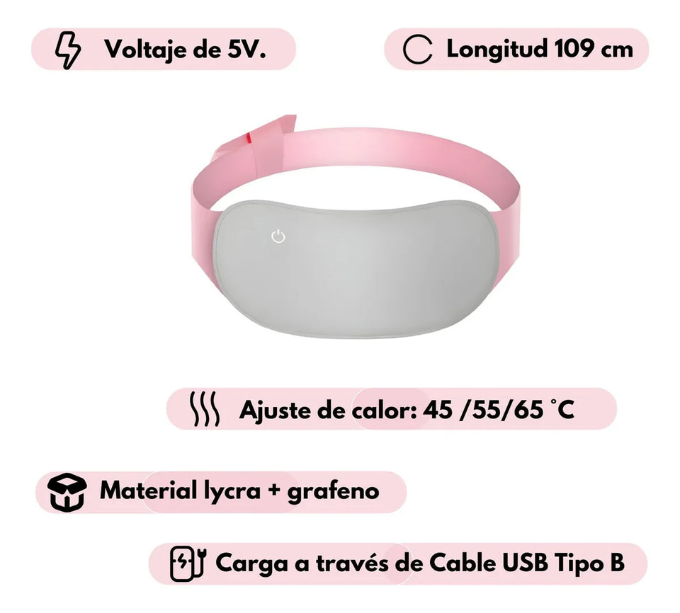CINTURON DE ALIVIO MENSTRUAL TERMICO