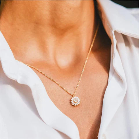 Collar Girasol Giratorio🌻