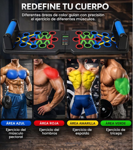 TABLERO DE FLEXIONES - GIMNASIO EN CASA